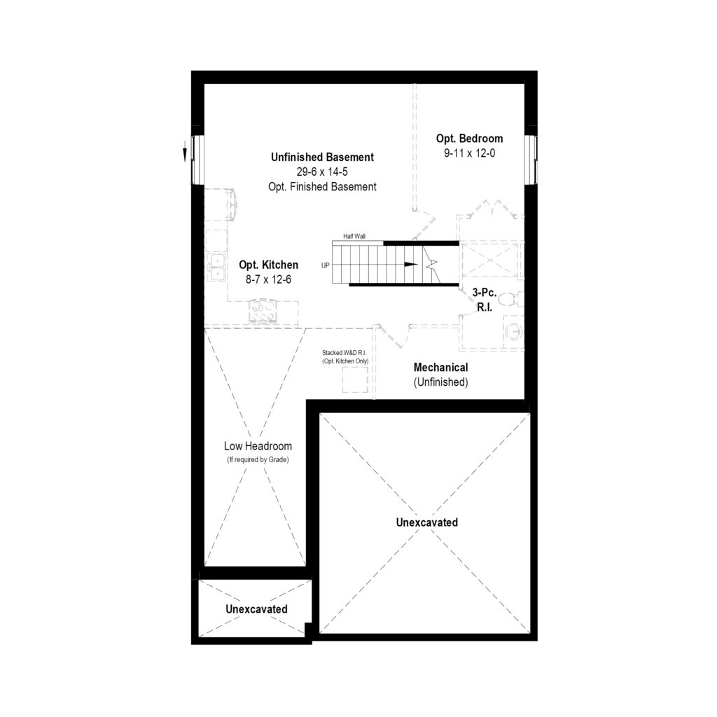 Activa Maystream Vista Hills A Basement Floor Plan