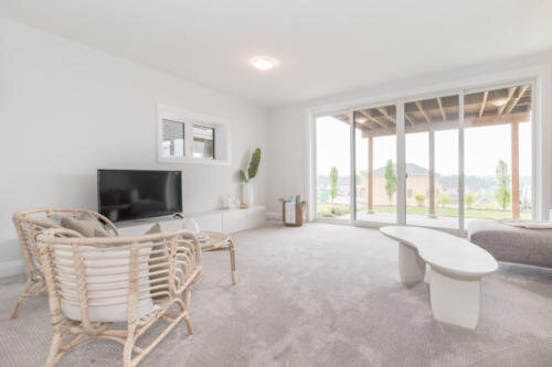Sandridge Model Basement Rec Room